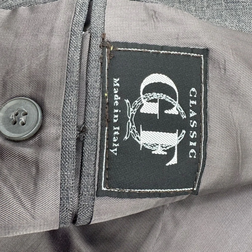 Gianfranco Ferre‎ Classic Wool Blazer Business Casual Gray Jacket 38R
